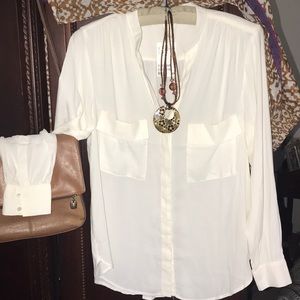 HM NWT CREME BLOUSE